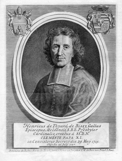 Engraved Portrait by Domenico de Rossi